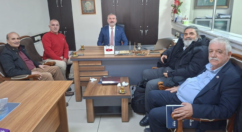 Belen Belediyesi Ruhsat ve Denetim Müdürü Ömer Kara Gazetecileri Ağırladı haber fotoğrafı