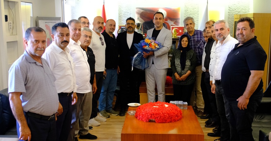 Hatay Muhtarlar Derneği'nden Başkan Özgün'e Ziyaret