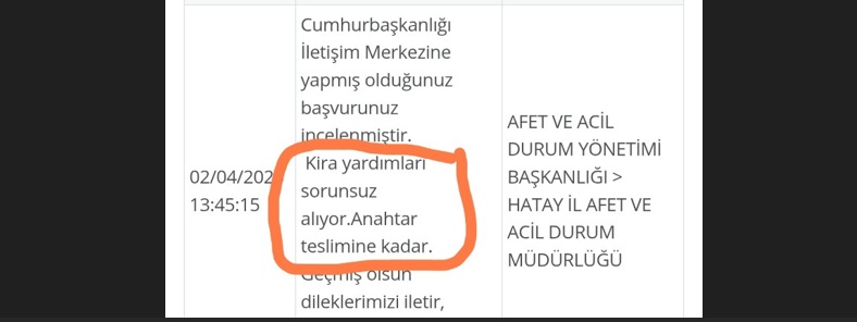 Kira Yardımları  Devam Edecek