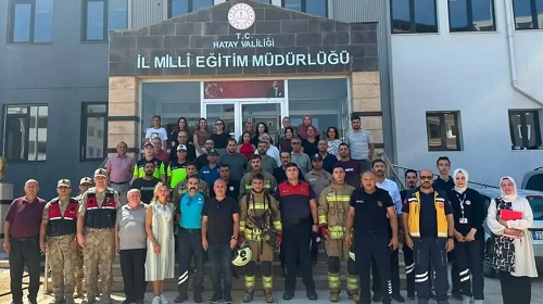 Milli Eğitim Personeline Sivil Savunma Eğitimi Verildi 