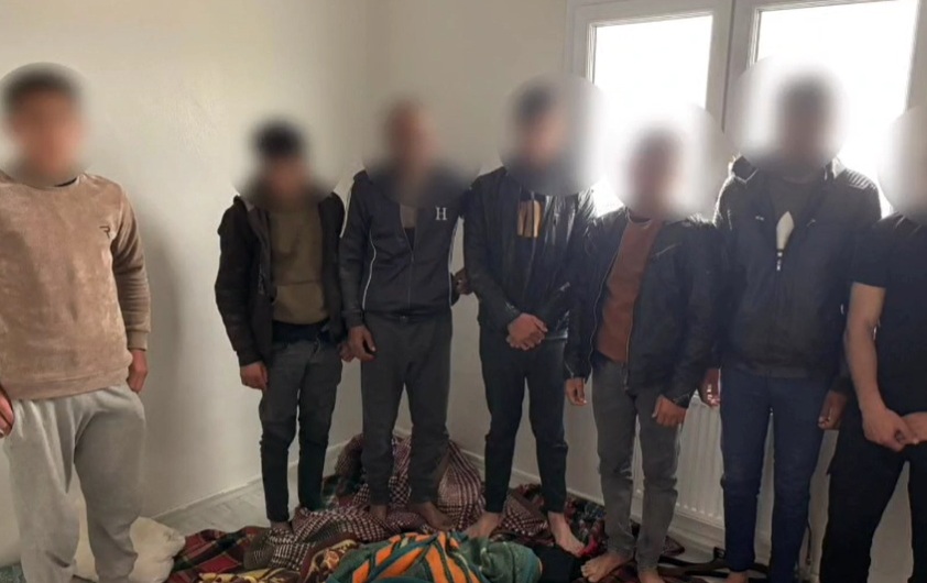 Suriye uyruklu 7 düzensiz göçmen yakalandı