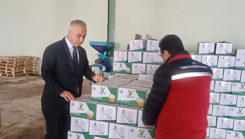 Türkmen paketleme tesisini inceledi